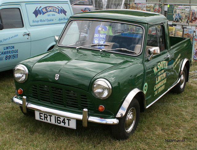 A pickup truck 11 ft 34 m from nose to tail built on the longer Mini 