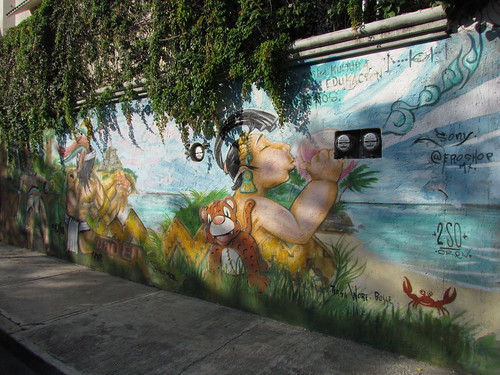 Streetart in Cancun, Mexico