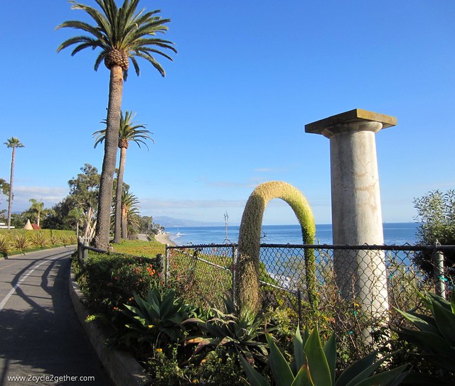 Pacific Coast bike path, leaving Santa Barbara