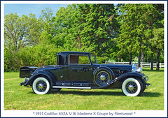 Brent's 1931 Cadillac Madame X Coupe