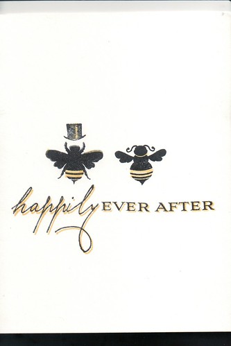 "happily ever after" wedding card