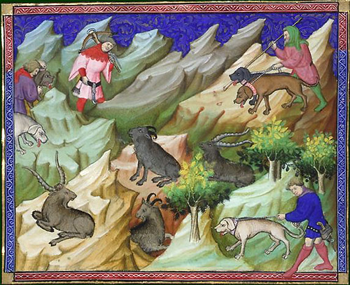 014-Le livre de chasse-caza de la cabra salvaje- ms 616-folio 86-© BNF