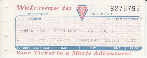Movie Ticket Star Wars Episode 1