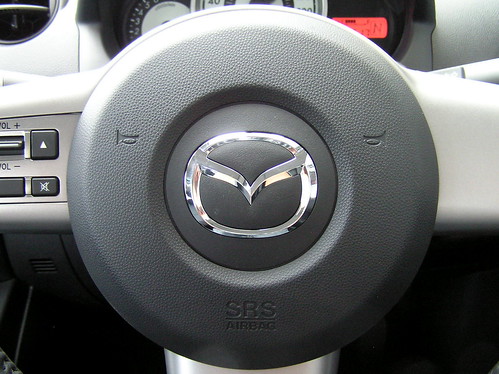 Mazda 2 steering wheel