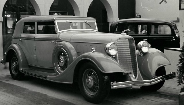 1934 Lincoln LeBaron Convertible Sedan Scheveningen 1939