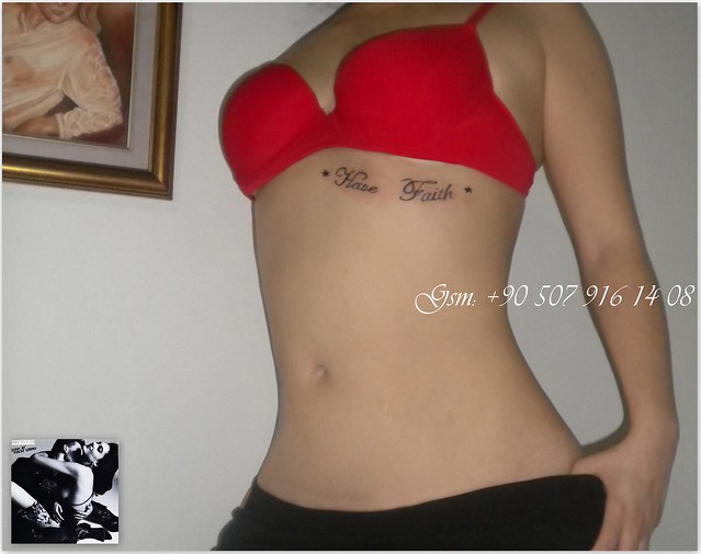 Under breast tattoo Denizli D vme Gsm 90 507916 14 08