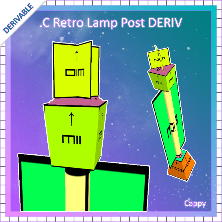 DERIVABLE .C Retro Lamp Post DERIV