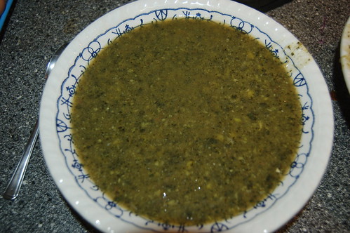 nettle and pea soup Jan 12 2