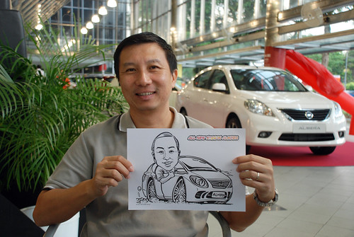 Caricature live sketching for Tan Chong Nissan Almera Soft Launch - Day 1 - 52