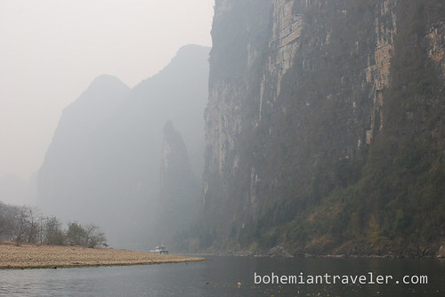 from the bamboo raft on the Li River, Yangshuo, Guangxi