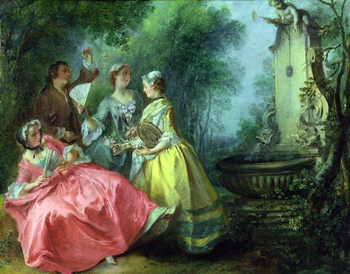 Nicolas Lancret - The Four Times of Day: Midday [1739-41] by Gandalf's Gallery