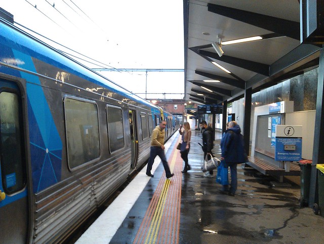 POTD: Lack of shelter from the rain at North Melbourne