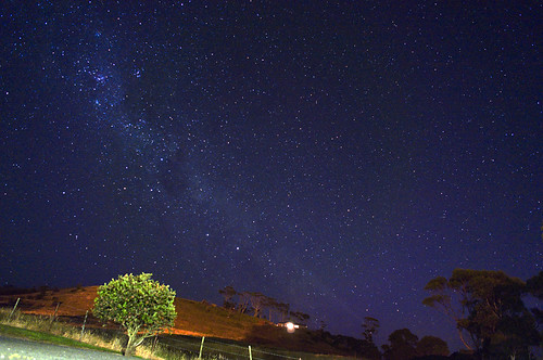 starry night in Tasmania