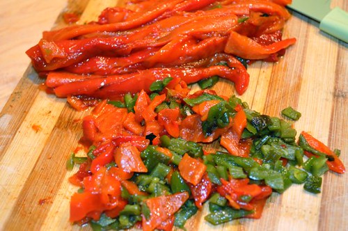 salsa roasted chopped peppers
