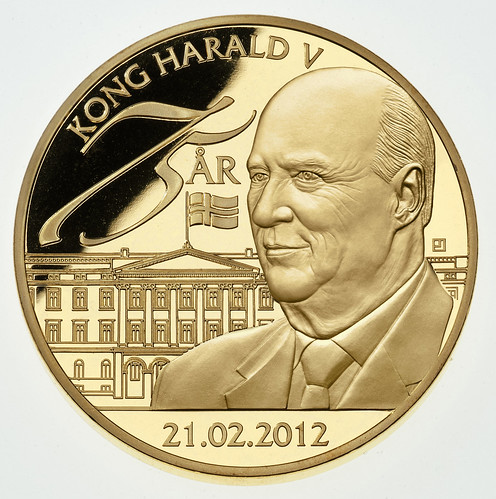 Kong Harald V 75 år jubileumsmedalje