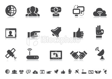Communication icons set 4 | Pictoria series