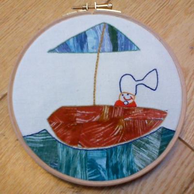Boatman: drawn by the Oyster, stitched by Léan