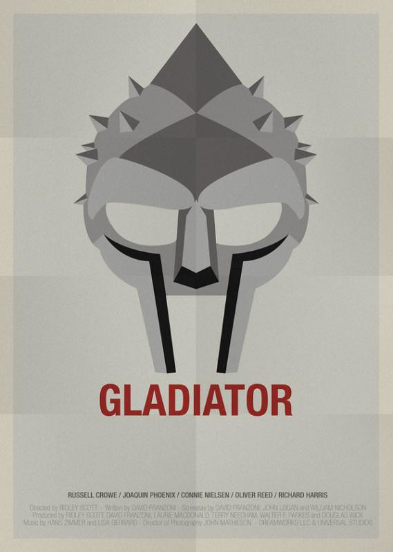 Máscaras e seus filmes , Gladiador, máscara