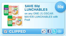 Oscar Mayer Lunchables With Fruit Coupon