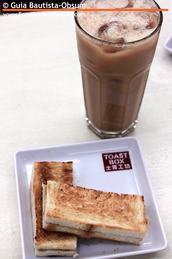 Toast Box Kaya Toast and Milk Tea