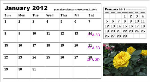 kalendar 2012