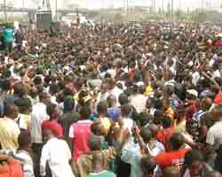 Nigerians shut down the country on Monday, January 9, 2012 in protest over the rise in fuel prices. The West African state is the most populous on the continent. by Pan-African News Wire File Photos