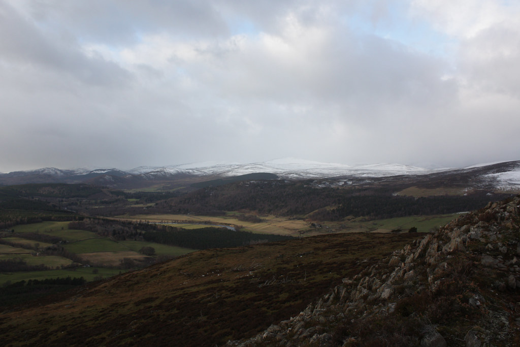 The Cairngorms from Creag nam Ban