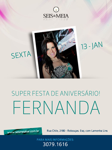 Flyer Aniversário by chambe.com.br