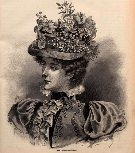 001-Sombrero Florinda--La Última moda- revista ilustrada hispano-americana, del 23 de mayo de 1897-copyright MemoriadeMadrid