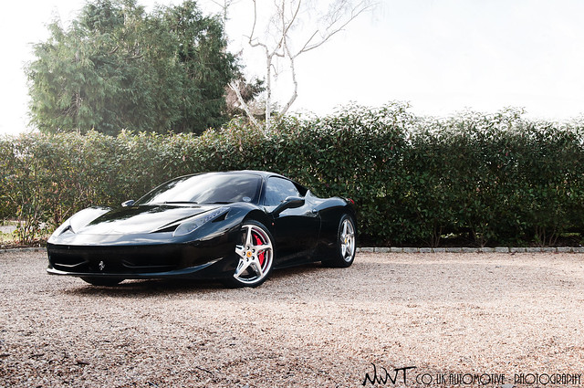 Italian Twins Black Ferrari 458 Italia It Waits For You
