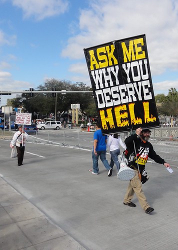 "Ask me why you deserve hell"