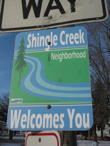 Shingle Creek Neighborhood Sign