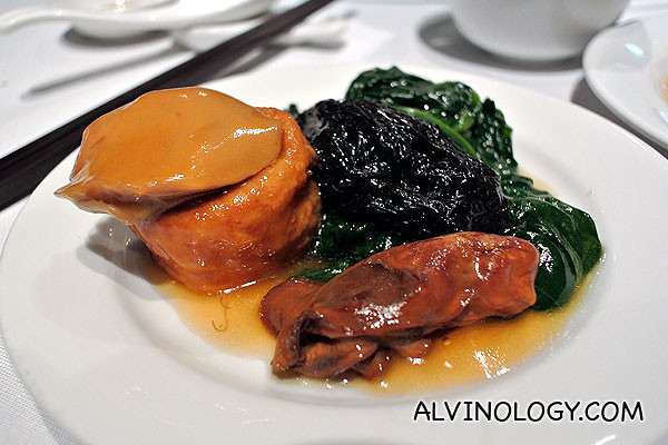 Individual portion of the abalone and oyster