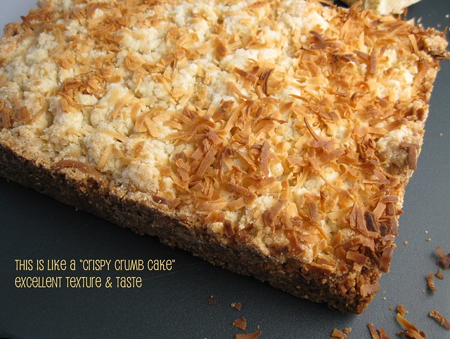 toasted coconut cream cheese bars 3