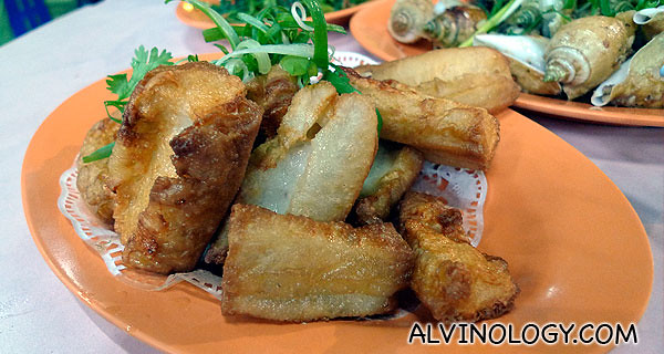Youtiao with prawn paste 