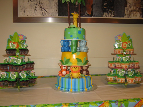 Jungle baby shower by Cake Maniac
