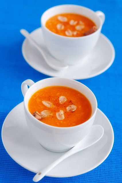 Суп и яблоки вместо итогов pumpkin-orange soup