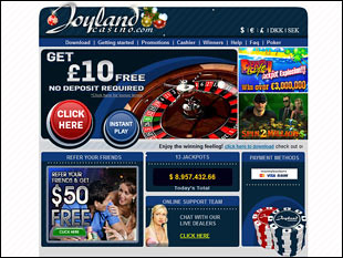 Joyland Live Casino Home