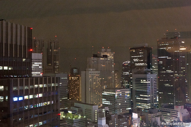 Shinjuku visto desde el hotel en el que estuvimos en nuestra última visita