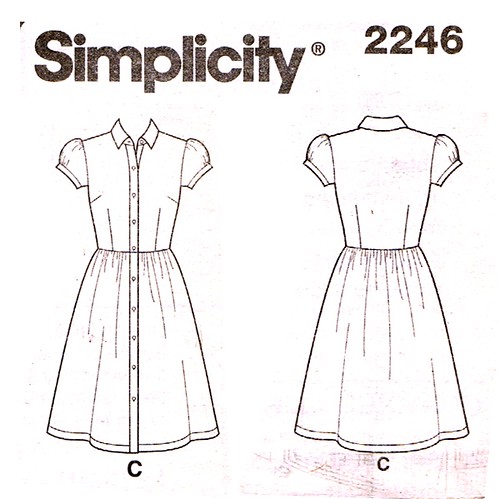 Simplicity 2246 dress C