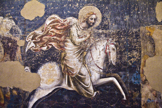 Pseudo Jacopino, San Giacomo alla battaglia di Clavijo (detail)
