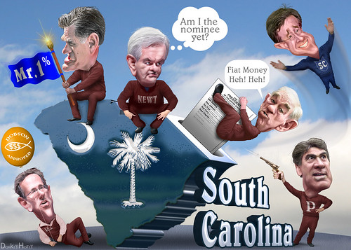 South Carolina Republican Primary - Cartoon