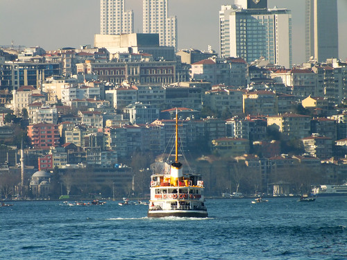 Isztambul, Boszporusz, hajó