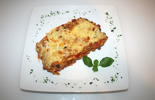 42 - Tortilla-Lasagne - Serviert