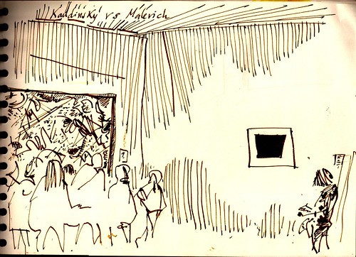 Revisitando el Hermitage en Madrid, Kandinsky versus Milevich