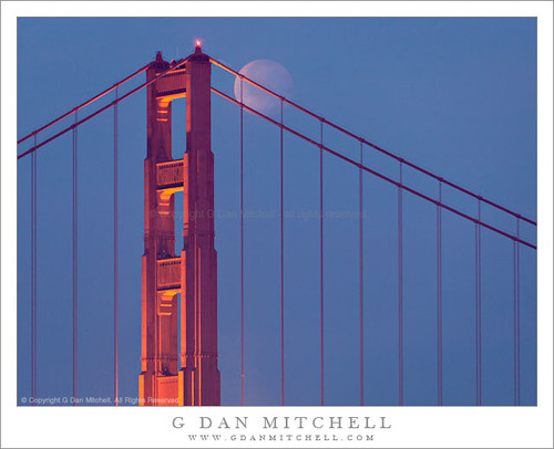 Lunar Eclipse, Golden Gate Bridge