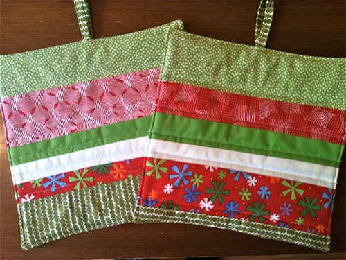 Christmas Potholders by HeatherEndearing