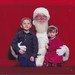 Kids Xmas 2011 - photo with Santa