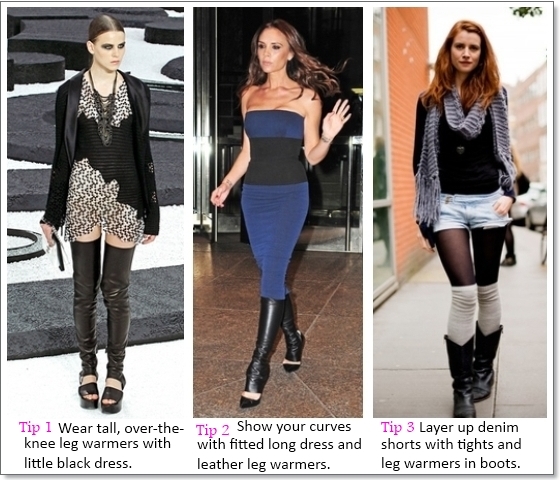 leg warmers outfit ideas