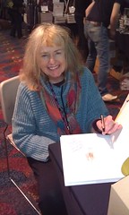 Deborah Newton signing my book!